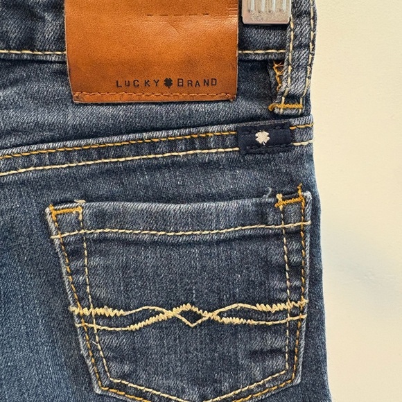 Lucky Brand Toddler Zoe Skinny Dark Blue Jeans | Size 3T - Picture 3 of 10